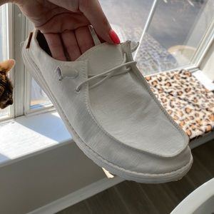 Hey dude white womens shoes